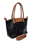 Anna Luchini Borsa a tracolla ADA in pelle naturale-Nero