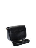Anna Luchini Borsa messenger CARA in vera pelle - Nero