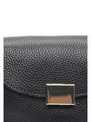 Anna Luchini Borsa messenger CARA in vera pelle - Nero