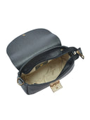 Anna Luchini Borsa messenger CARA in vera pelle - Nero