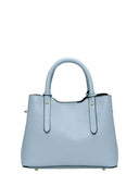 Anna Luchini Borsa a mano Noemi pelle naturale Azzurro