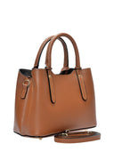 Anna Luchini Borsa a mano Noemi pelle naturale cognac