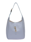 Anna Luchini Borsa a tracolla LOREDANA vera pelle-Azzurro