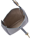 Anna Luchini Borsa a tracolla LOREDANA vera pelle-Azzurro