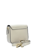Anna Luchini Borsa messenger CARINA in vera pelle-Beige