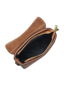 Anna Luchini Borsa messenger CARINA in vera pelle-Cognac