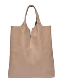 Anna Luchini Geanta Hobo ANASTASIA piele naturala-Taupe