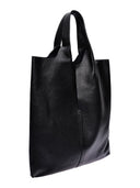 Anna Luchini Borsa Hobo ANASTASIA in vera pelle-Nero