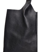 Anna Luchini Borsa Hobo ANASTASIA in vera pelle-Nero