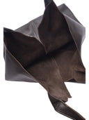 Anna Luchini Borsa a spalla ANASTASIA pelle naturale - Marrone scuro