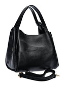 Anna Luchini borsa a mano ASTRID in vera pelle - Nero