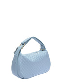 Anna Luchini Borsa Hobo TAISIA pelle naturale-Blu chiaro