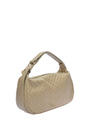 Anna Luchini Borsa Hobo TAISIA pelle naturale-Tortora