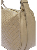 Anna Luchini Borsa Hobo TAISIA pelle naturale-Tortora