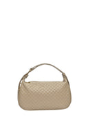 Anna Luchini Borsa Hobo TAISIA pelle naturale-Tortora