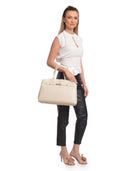 Anna Luchini borsa a mano DACIANA pelle naturale-Beige