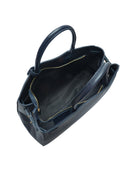 Anna Luchini borsa a mano DACIANA pelle naturale-Blu scuro