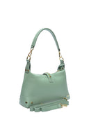Anna Luchini Borsa a tracolla AMIRA in vera pelle-Verde menta