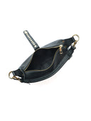 Anna Luchini Borsa a tracolla AMIRA in pelle naturale-Nero