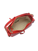Anna Luchini Borsa a tracolla SELINA in vera pelle-Rosso