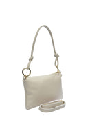 Anna Luchini Borsa a tracolla CORAL in vera pelle-Beige