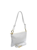 Anna Luchini Borsa a tracolla CORAL in vera pelle-Bianco