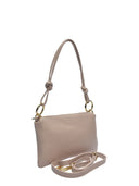 Anna Luchini Borsa a tracolla CORAL in vera pelle - Rosa cipria