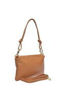 Anna Luchini Borsa a tracolla CORAL pelle naturale-cognac