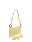 Anna Luchini Borsa a tracolla CORAL in vera pelle-Giallo