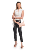 Anna Luchini Borsa a tracolla CORAL in vera pelle-Rosa