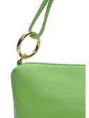 Anna Luchini Geanta de umar CORAL piele naturala-Verde fluo