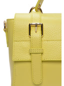 Anna Luchini borsa a mano KIARA pelle naturale-Giallo limone