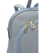 Anna Luchini Zaino ANGELICA vera pelle-Azzurro