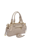 Anna Luchini Borsa a tracolla DIA in vera pelle - Beige