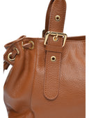 Anna Luchini Borsa a tracolla DIA in vera pelle-Cognac