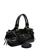 Anna Luchini Borsa a tracolla DIA in vera pelle - Nero