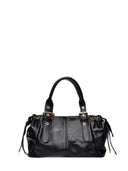 Anna Luchini Borsa a tracolla DIA in vera pelle - Nero