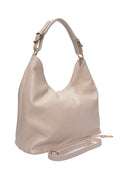 Anna Luchini Borsa a tracolla LUNA in vera pelle - Beige