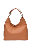 Anna Luchini Borsa a tracolla LUNA in vera pelle - Cognac