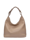 Anna Luchini Borsa a tracolla LUNA in vera pelle-Taupe