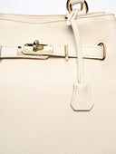 Anna Luchini Borsa a mano Caterina pelle naturale Beige