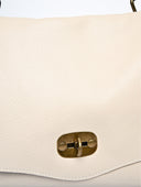 Anna Luchini Borsa a mano Antonella vera pelle Beige