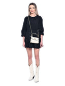Anna Luchini Borsa a mano Roberta in pelle naturale Beige