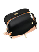 Anna Luchini Borsa a mano Roberta in pelle naturale color cognac