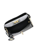 Anna Luchini Borsa a mano Roberta in pelle naturale nera