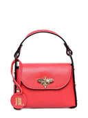 Anna Luchini Borsa a mano Roberta in pelle naturale Rossa
