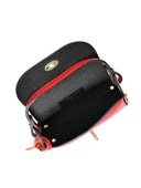 Anna Luchini Borsa a mano Roberta in pelle naturale Rossa