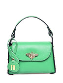 Anna Luchini Borsa a mano Roberta in pelle naturale Verde