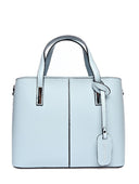 Anna Luchini Borsa a mano teresa pelle naturale Azzurro