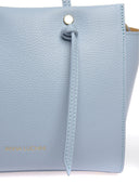 Anna Luchini Borsa a mano CELINE pelle naturale Azzurro